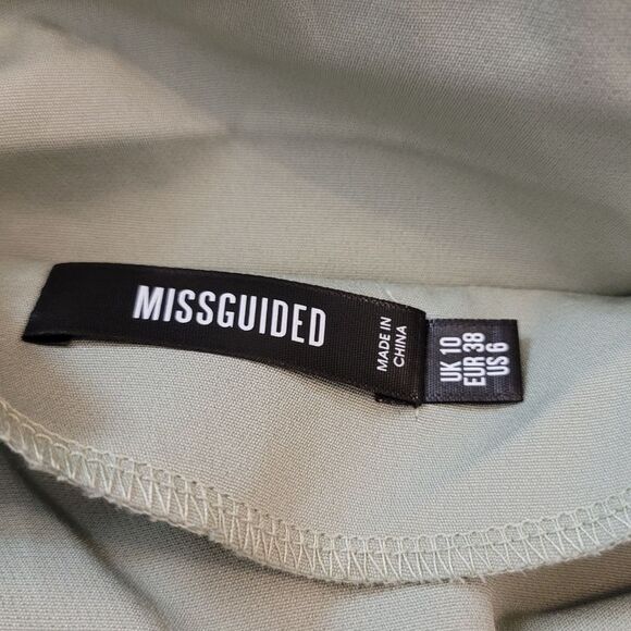 Misguided Green Blazer Dress Size 6 - Picture 10 of 11